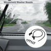 RATCHROLL Windshield Washer Nozzle for Ford Explorer 2011-2015 Front W/