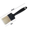 Flat brush set, 5 pieces, 1 x 25 + 2
