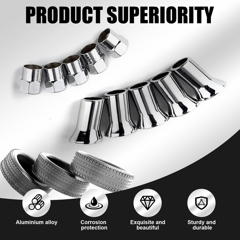 awlbed 10 PCS Car TR413AC Tire Valve Stem Sleeve and