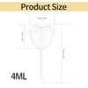 DAJMAIEZ 120 Pcs 4ML Heart Plastic Transfer Pipettes Droppers, Dessert
