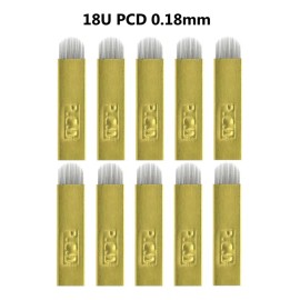 50 Navajas Microblading Pcd 18u 0.18mm Excelente Calidad