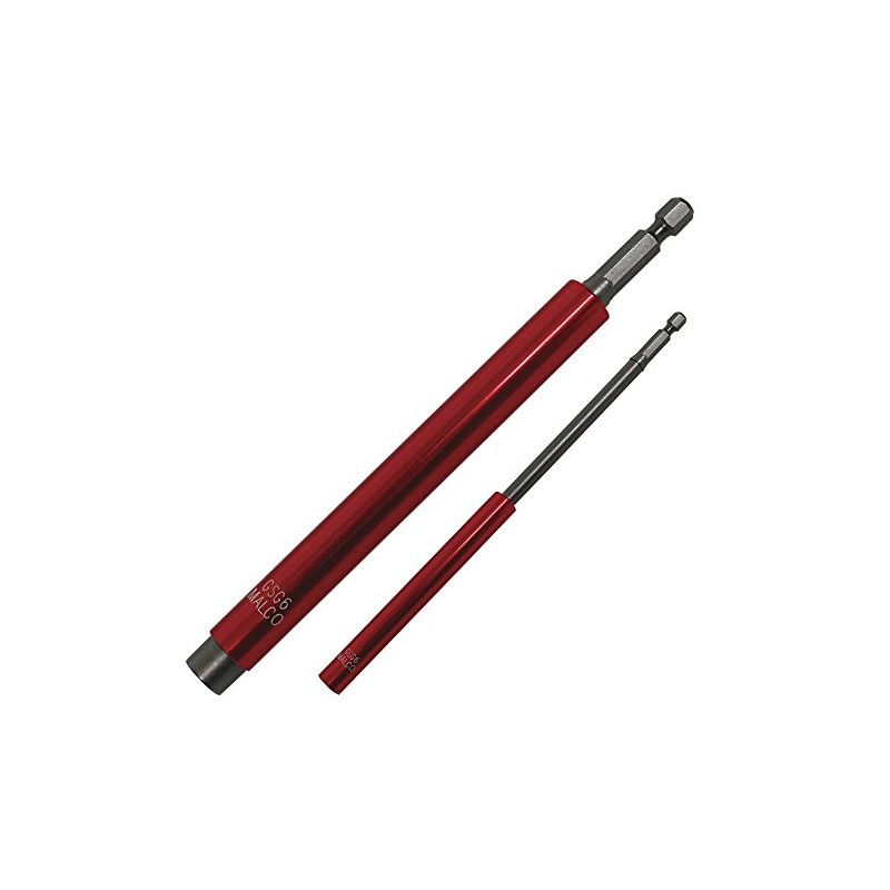 Malco GSG6 Extra-Long Magnetic Gutter Screw Guide, Red