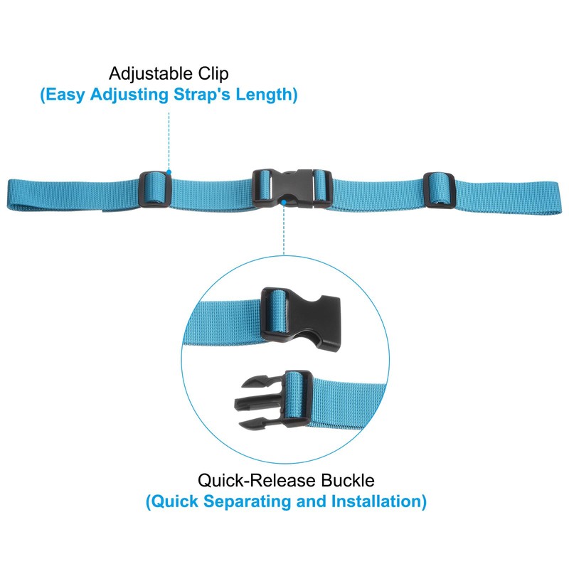 PATIKIL Backpack Belt Strap, Polyester Webbing Adjustable Replacement Waist Strap
