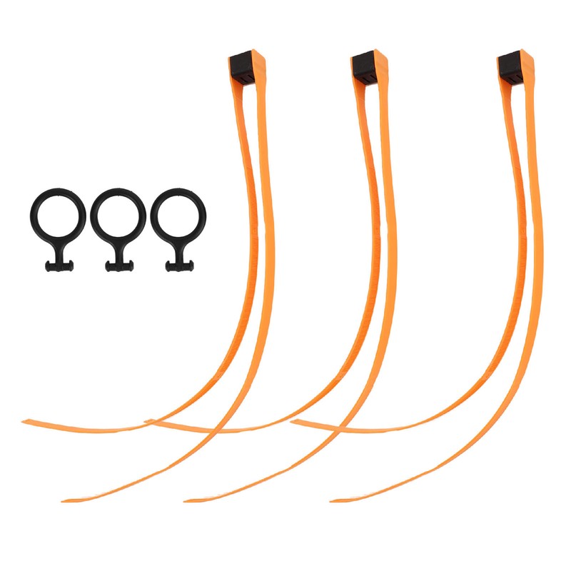 3Pcs Nylon Cable Tie Wire Zip Self Locking with Pull