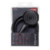 TATAY 1-function black ABS shower holder kit, including multi-position holder,