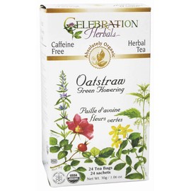 Celebration Herbals Oatstraw Green Flowering Herbal Tea - 24 Tea Bags