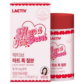 Lacticiv Heart Talk Iron, 30 tablets, 1 piece / 락티브 하트톡 철분, 30정, 1개