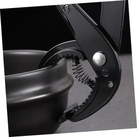 Ciieeo 2 Pcs Stone Pot Tongs Pan Clamp Bowl Gripper Non Slip Food Grip Pot Clip Lifter Pot Lifter Grilling Clip Baking Pan Gripper Clips Pizza Pan Gripper Bowl Dish Black Aluminum Alloy