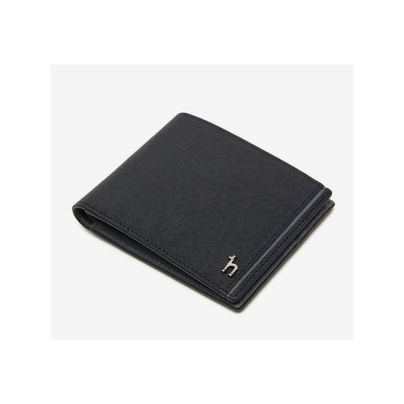 Hazzys (신세계센텀점)HAZZYS ACC 블랙 퍼피로고 배색포인트 반지갑 HJWA4E330BK (Shinsegae Centum