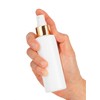 JUVITUS 4 oz / 120 ml White Plastic HDPE Refillable
