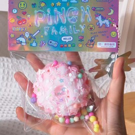 Anti-Stress Toy, (Pink Muffin) Taba Squishy, Fidget Toy, Fufu Squishy, Squishy Toy, Anti Stress Taba Squishy Paw for Children and Adults