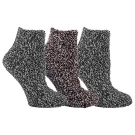 Dr. Scholl's Women's Soothing Spa Low Cut Gripper Socks, 3 Pack, Multi-Colored, Shoe Size: 4–10