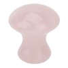 Scraping Stone Tool Mushroom Shape Pink Rose Quartz Gua Sha