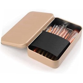 Catiblue 12-Piece Brown Makeup Brush Set