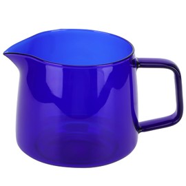 TOPINCN Coffee Pot Borosilicate Glass Household Coffee Sharing Cup Home Supplies For Tea Coffee Water 550ml(blue)