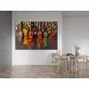 LuxeWood Wall Art Canvas Prints for Kitchen and Dining Room