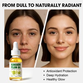 SKSOYT KAKADU PLUM OIL Blend for Face, Skin & Hair – Lightweight Natural Facial Oil with Jojoba & Vitamin E, Fast-Absorbing Non-Greasy Carrier Oil