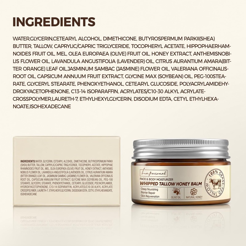 Beef Tallow for Skin & Face – Whipped Tallow and