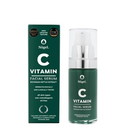 Ausgezeichnetes, hochwirksames Vitamin-C-Gesichtsserum mit natürlichem estnischen Brennnessel-Extrakt – Anti-Aging Serum für strahlende, glatte Haut, reduziert Pigmentflecken & Falten, 30 ml