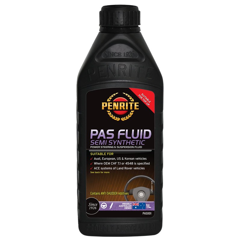 Penrite PAS Fluid, Semi Synthetic Power steering Fluid, 1 Litre