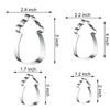 Baby Bottle Cookie Cutter Set for Baby Shower Baking, 5/4/3/2