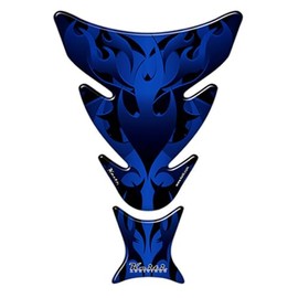 Keiti Motorcycle Tank Pad Flame KT8040 (Blue)