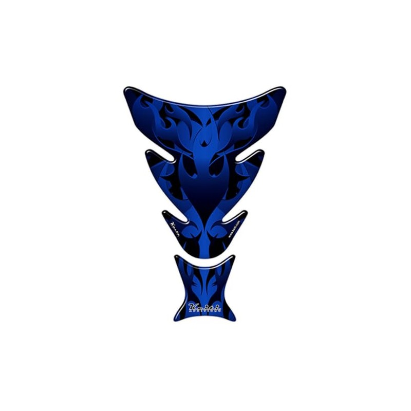 Keiti Motorcycle Tank Pad Flame KT8040 (Blue)
