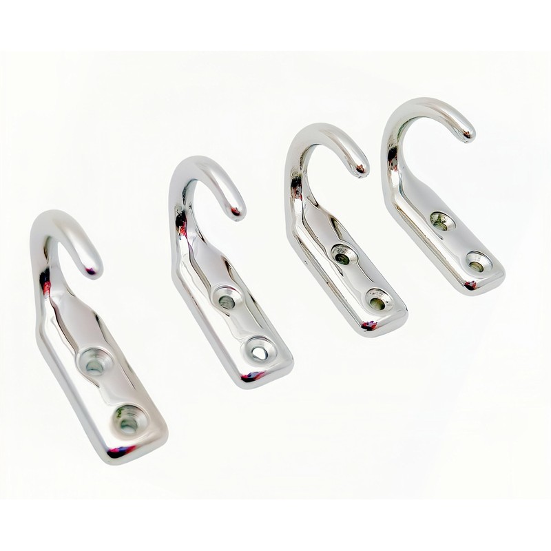 Heavy Duty Stainless Steel 316 Wall Hooks, Marine Grade Wall
