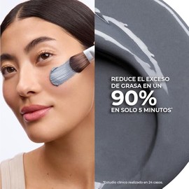 Yves Rocher Mascarilla Facial con Carbón Sebo Active Clear, 75 ml, para Piel Mixta con Acné e Imperfecciones
