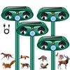 4 Pack 2025 Solar Ultrasonic Animal Repellent Squirrel Fortress Pro