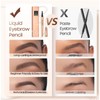 Microblading Brow Pencil with 4-Prong Micro Fork Tip (Light Brown)