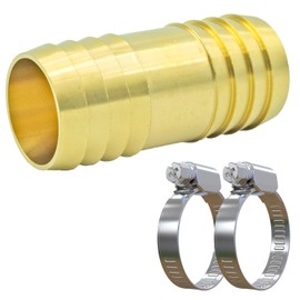 Pangaea Tech Brass Hose Connector 1 1/4 Inch (32 mm)