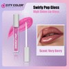 City Color Swirly Pop Glitter Lip Oil Shimmery Glass Lips