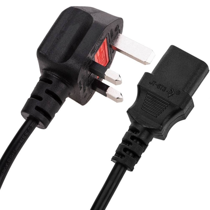UK Mains 3 Pin Plug to IEC C13 Cable Kettle