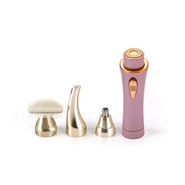 OMNI Shaver Mini Nohair Light 4C Plus Women's [Skin Friendly 24K Gold Plated] [Waterproof Type Can Be Used In Bath] Female Full Body Eyebrow Nose Hair Unwanted Hair Face VIO Delicate IPX-7 Razor Razor