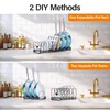 ORDORA Pots and Pans Organizer Under Cabinet, Expandable Cutting Board