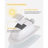 BougeRV White Solar Double Cable Entry Gland Box, RV roof