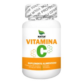 Vitamina 100 Tabletas 500 Protegete Sistema Inmune Antioxidante