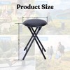 Homy Casa 18 Inch Portable Folding Camping Stool with Padded