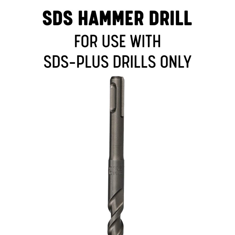Drill America 5/32" x 6" SDS-Plus Hammer Bit Drill Bit,