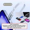 chenyang USB C Retractable Charging Cable, 4 Fixed Lengths USB