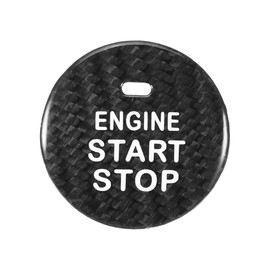 TUCKBOLD Engine Start Stop Button Cover for Subaru WRX Durable | Ignition Starter Switch Sticker Black 1 Pcs
