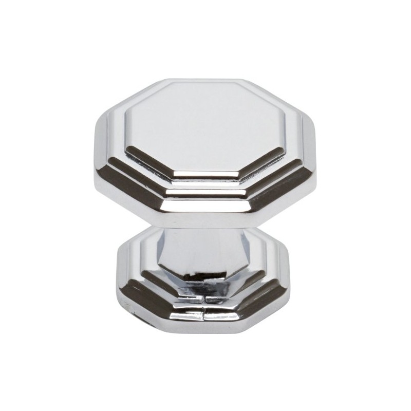 Atlas Homewares 319-CH Dickinson Polished Chrome 1.25-Inch Octagon Knob