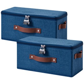 Caja de almacenamiento con cerradura de combinación de 2
