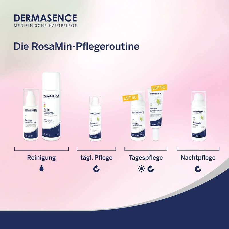 DERMASENCE RosaMin Day Cream with SPF 50 - Face Care