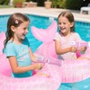 AMZFAVOR Inflatable Pool Floats Toys with Water Gun, Mermaid Tail