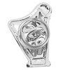 Harp Brooch Stylish Innovative Silver Glossy Finish Musical Instrument Brooch