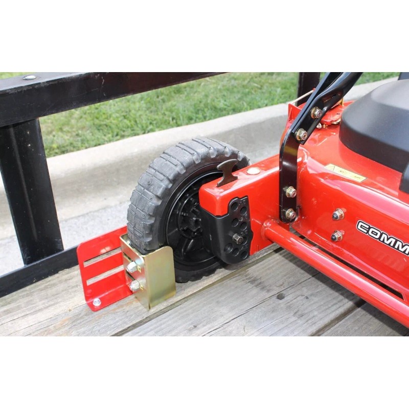Jungle Jim’s Boot Secures Push mowers on Open or Enclosed