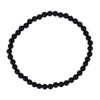 Taddart Minerals - Black Onyx Natural Gemstone Bracelet with 4mm