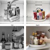 Bedeco Spice Rack, Fridge Turntable, Pack of 2 Kitchen Organiser,